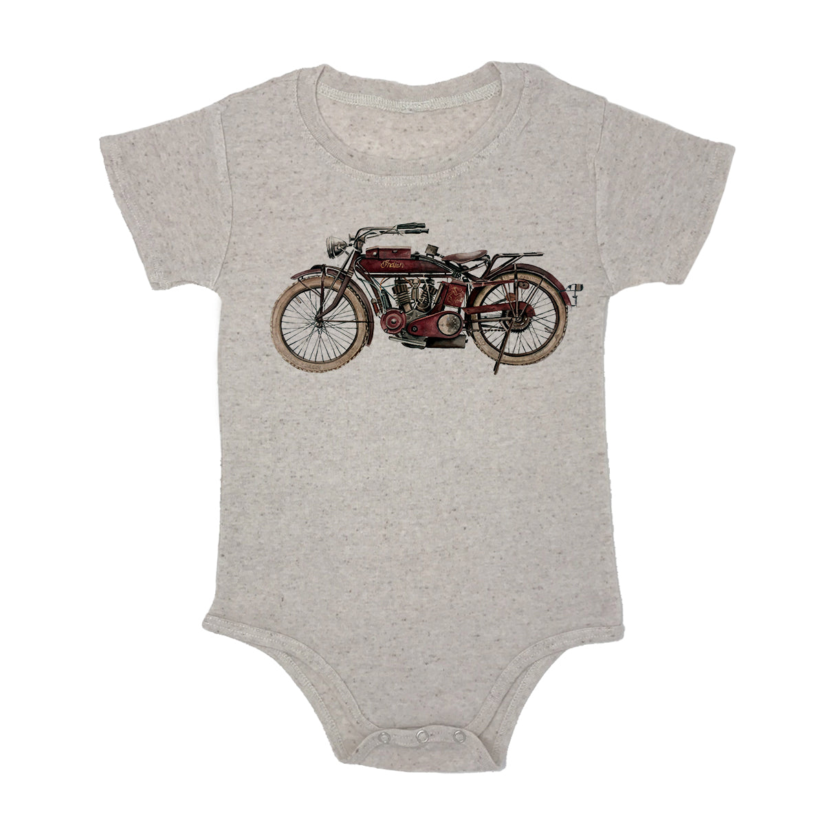 Motorcycle Baby Triblend Onesie