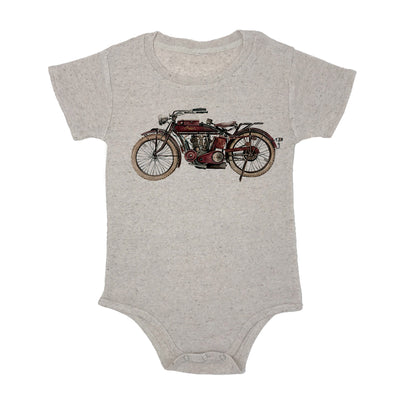 Motorcycle Baby Triblend Onesie