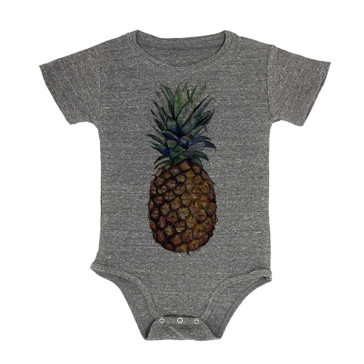 Pineapple Baby Triblend Onesie