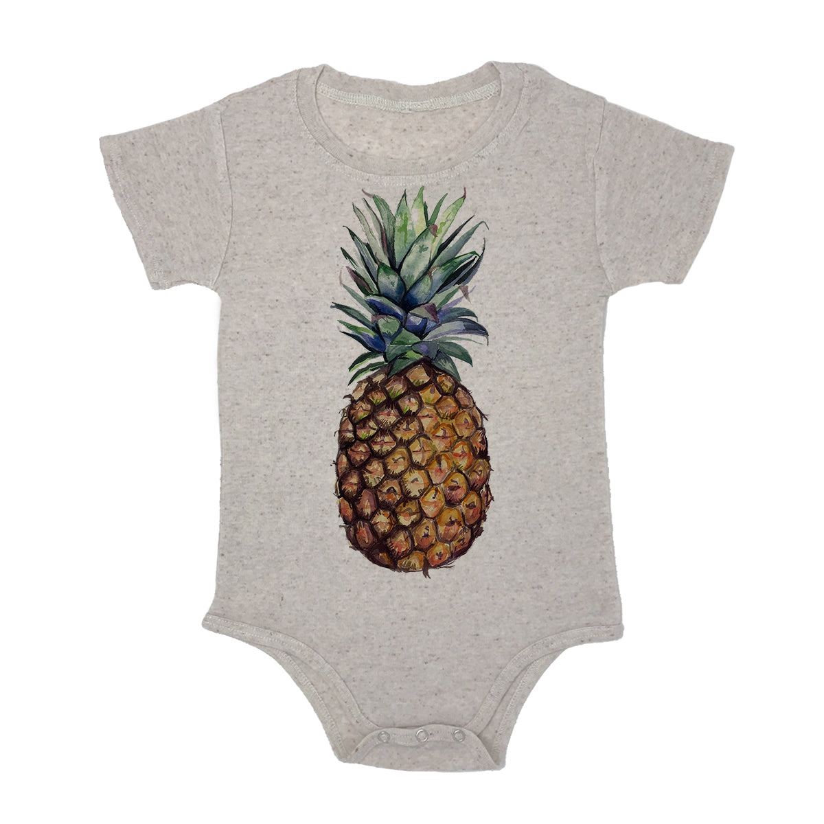 Pineapple Baby Triblend Onesie