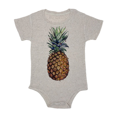 Pineapple Baby Triblend Onesie