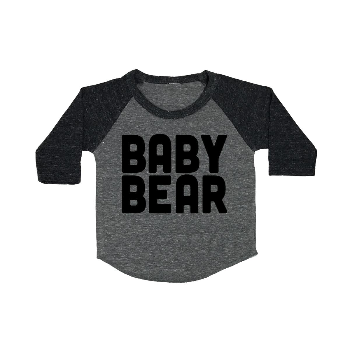 Baby Bear Baby Baseball Shirt