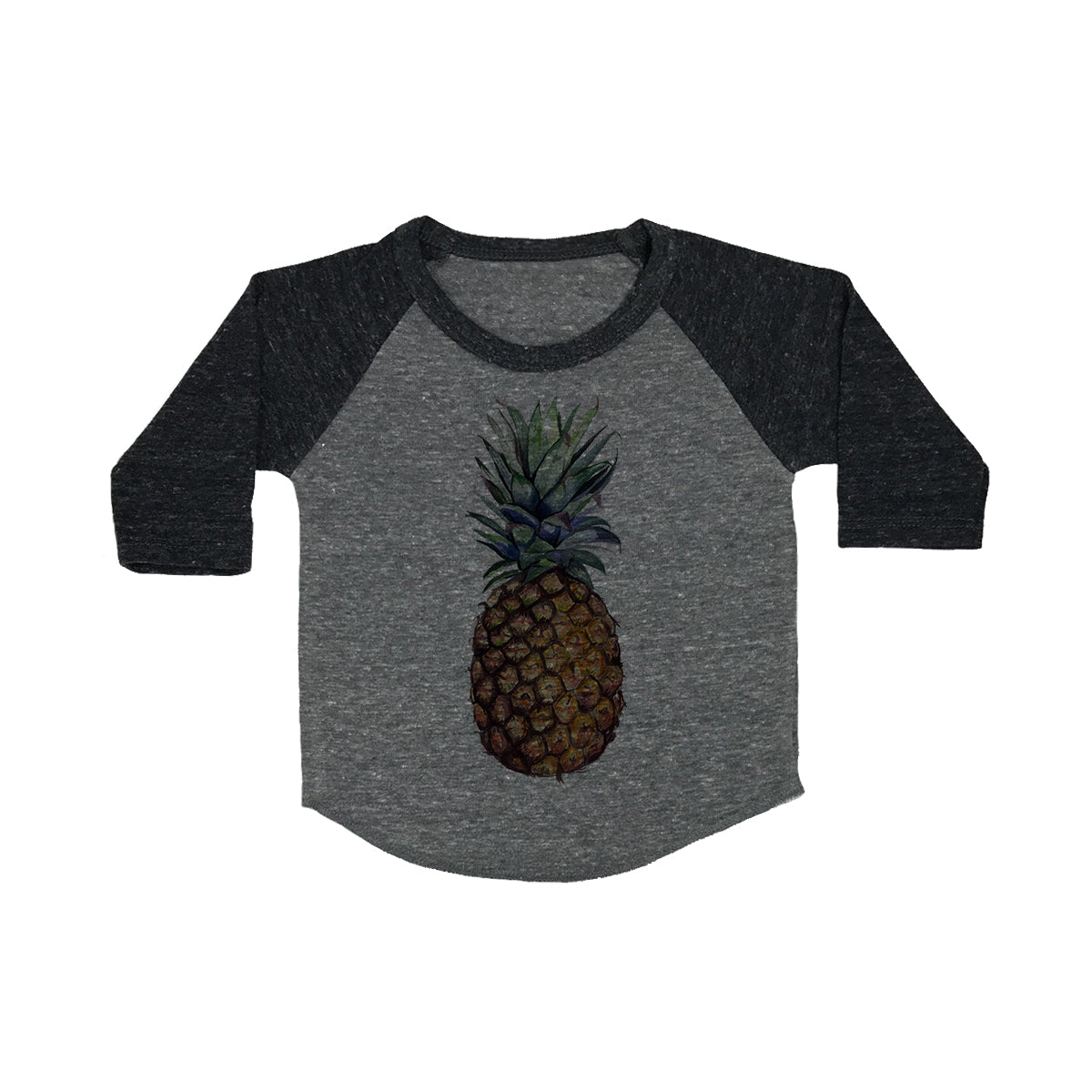 Pineapple Baby Baseball Shirt