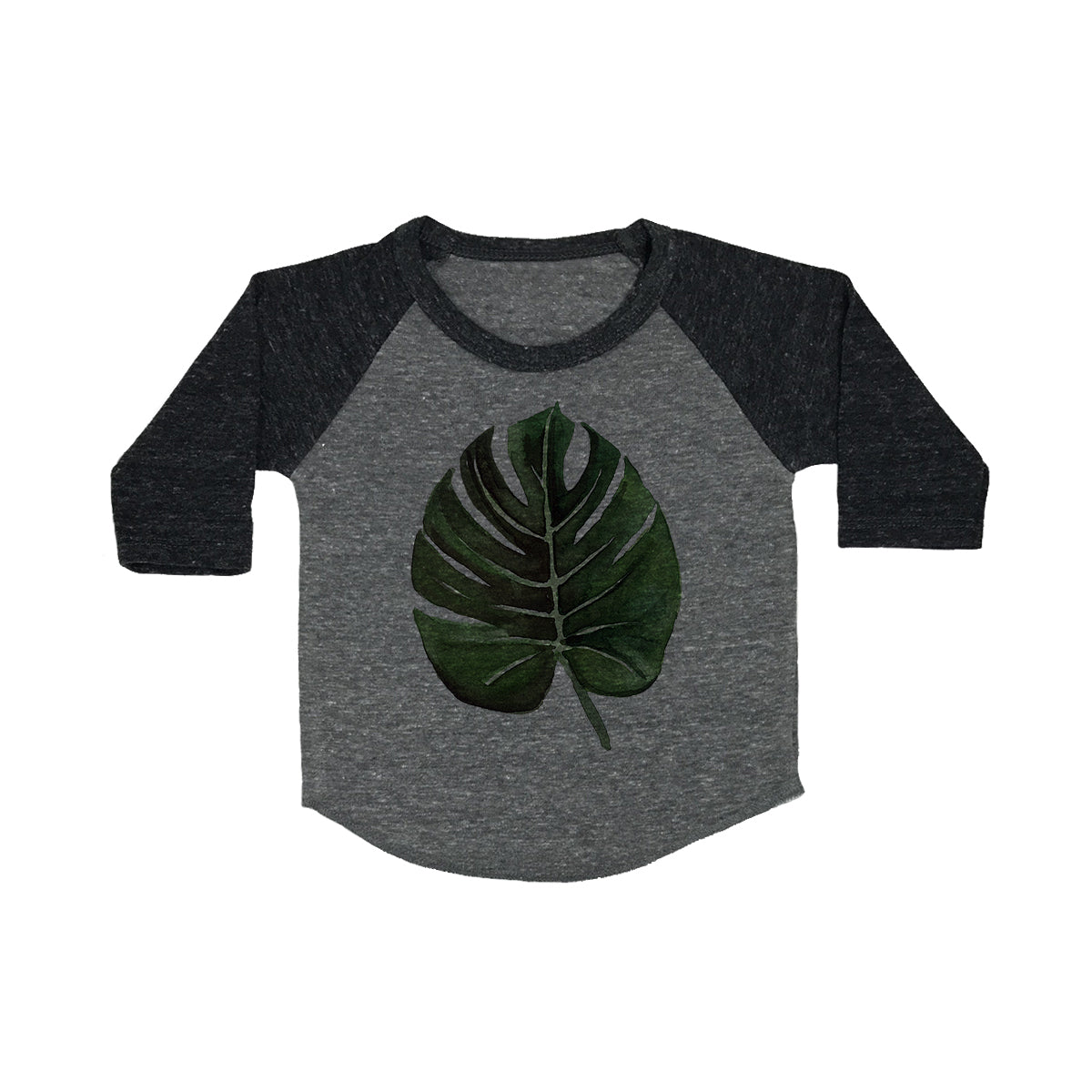 Palm Leaf Baby Baseball Shirt