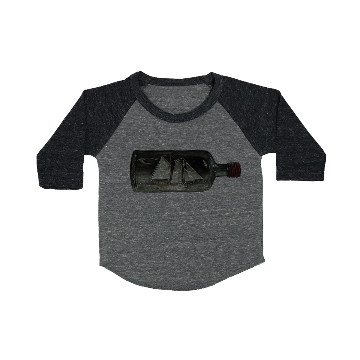 Record Player Baby Baseball Shirt