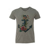 Floral Anchor Kids Tee Shirt