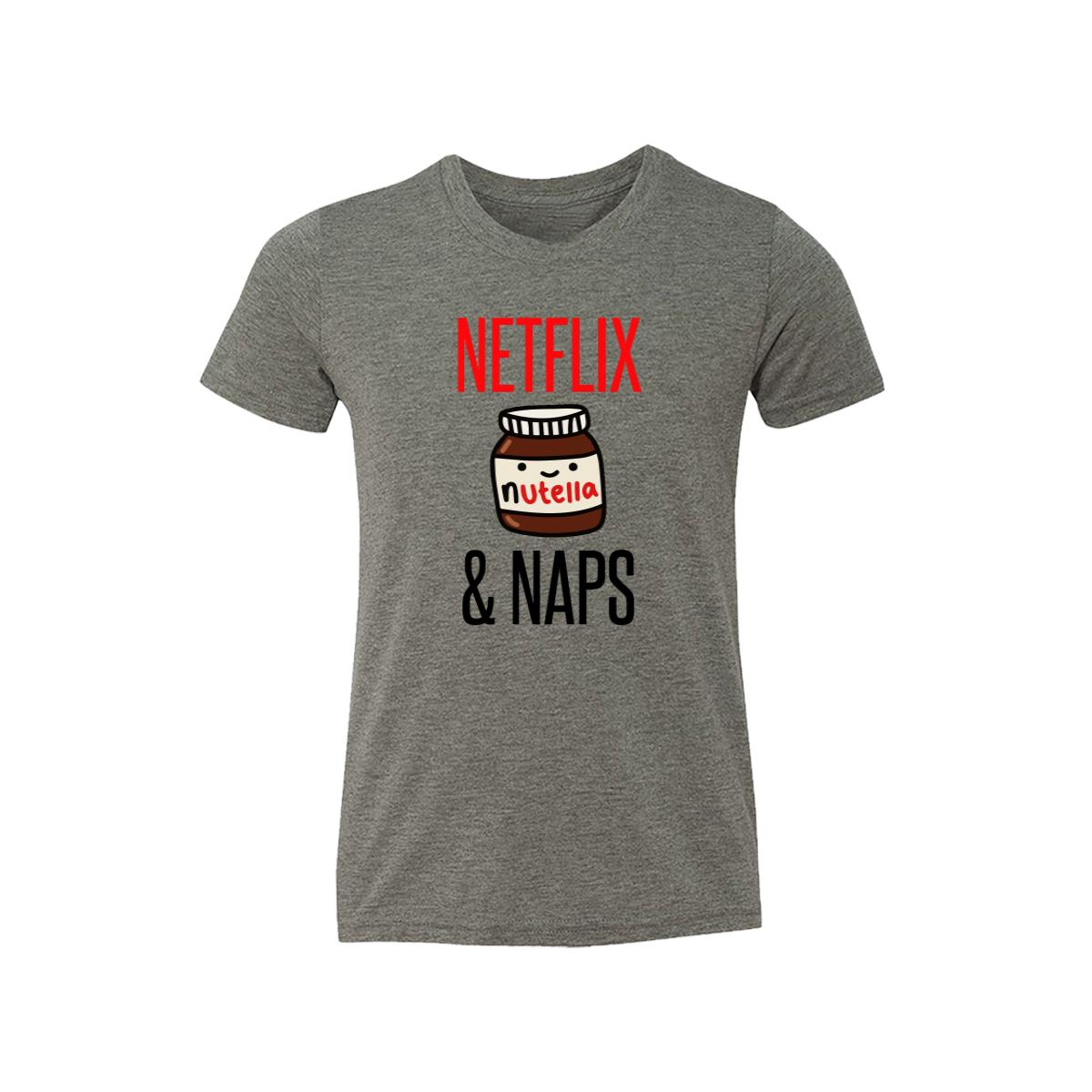 Netflix Nutella & Naps Kids Tee Shirt