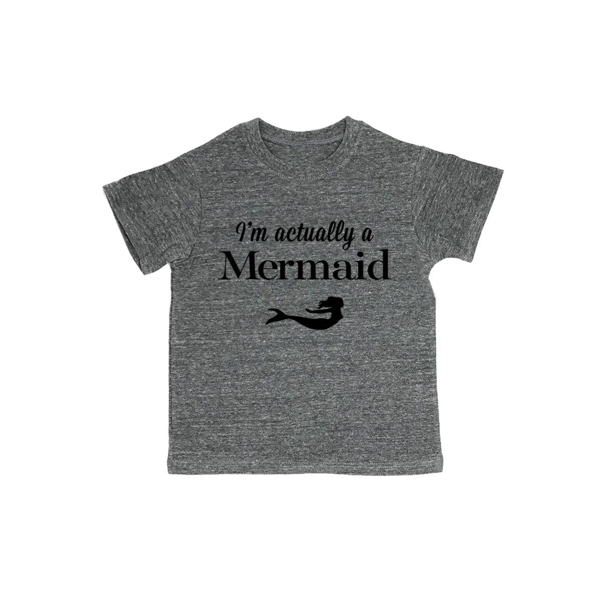 I'm Actually A Mermaid Baby Organic Tee Shirt