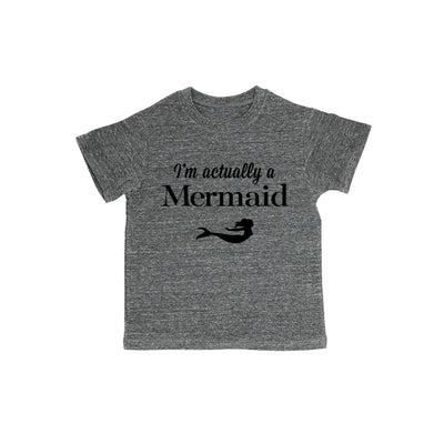 I'm Actually A Mermaid Baby Organic Tee Shirt