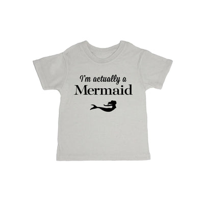I'm Actually A Mermaid Baby Organic Tee Shirt