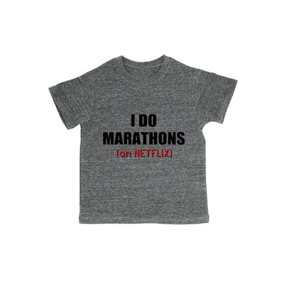 I Do Marathons (On Netflix) Baby Organic Tee Shirt