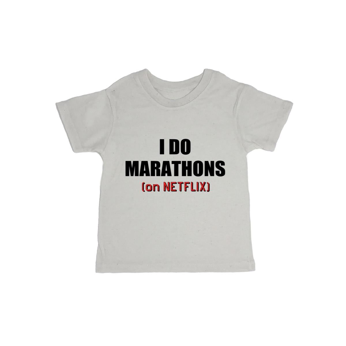 I Do Marathons (On Netflix) Baby Organic Tee Shirt