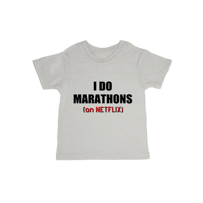 I Do Marathons (On Netflix) Baby Organic Tee Shirt