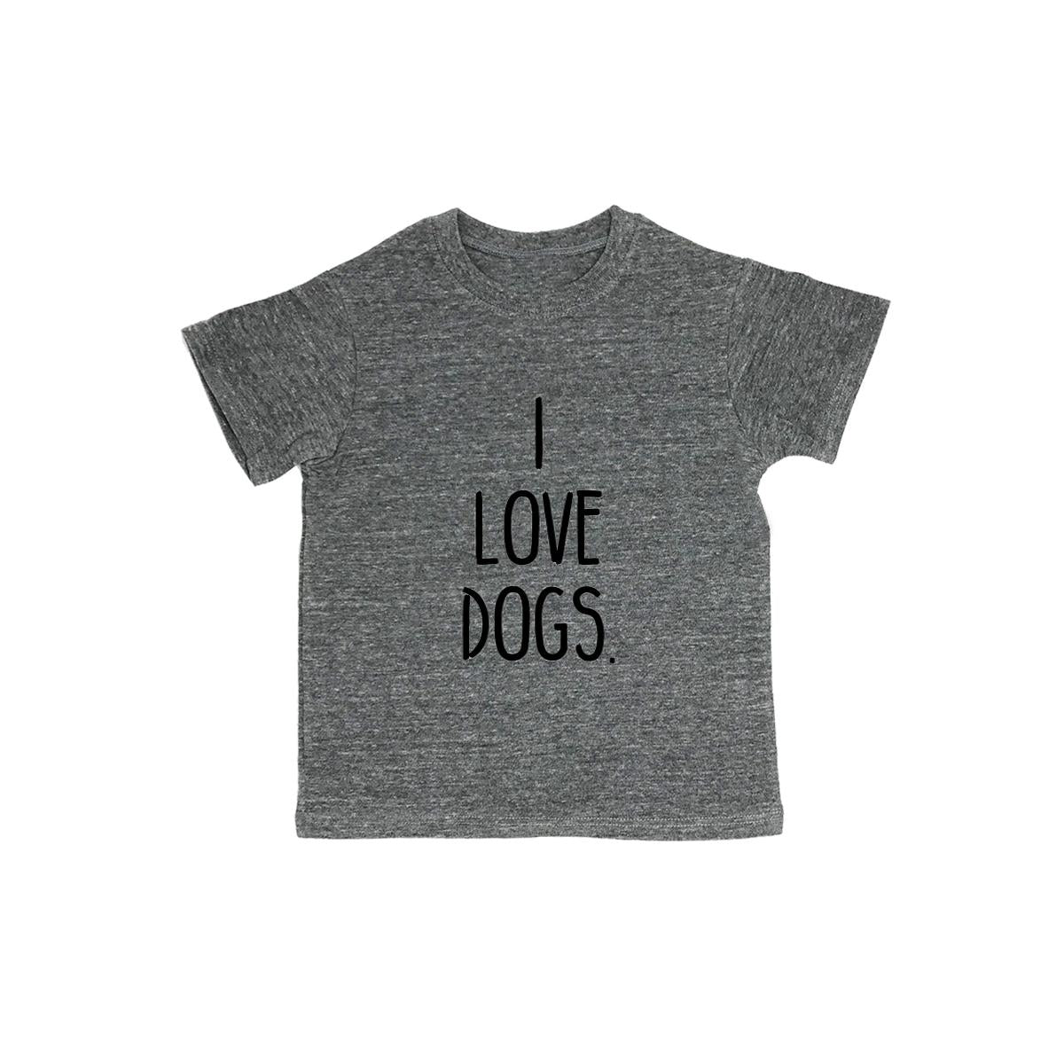 I Love Dogs. Baby Organic Tee Shirt
