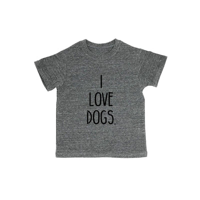 I Love Dogs. Baby Organic Tee Shirt