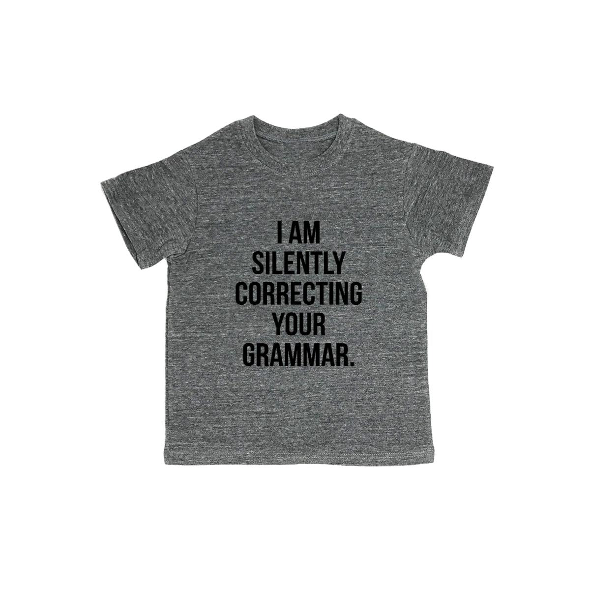 I Am Silently Correcting Your Grammar. Baby Organic Tee Shirt