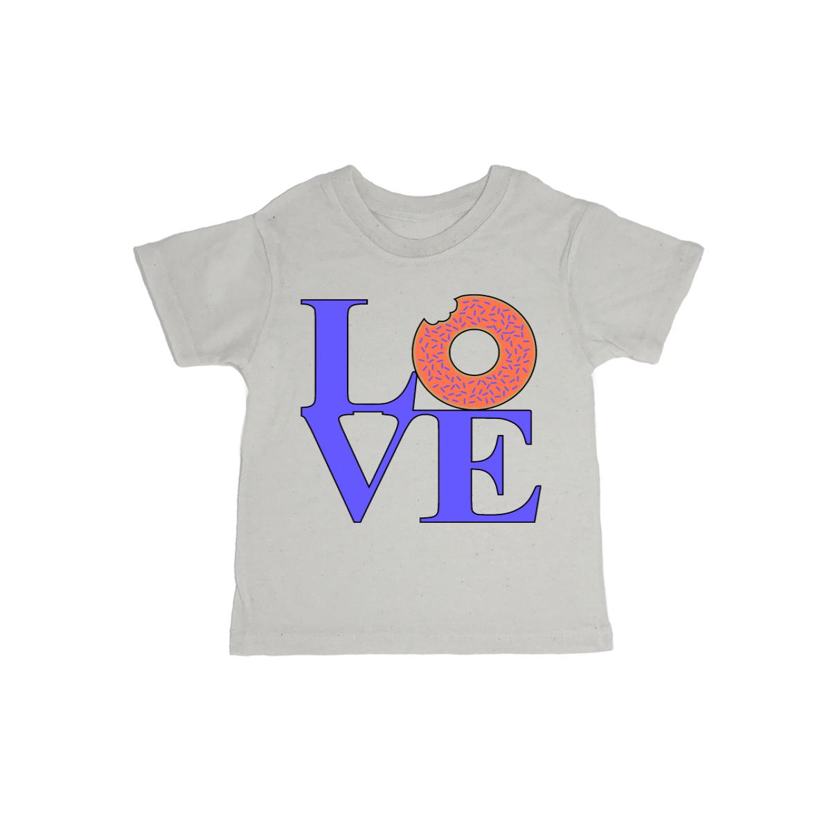 Love Sculpture With Donut Baby Organic Tee Shirt