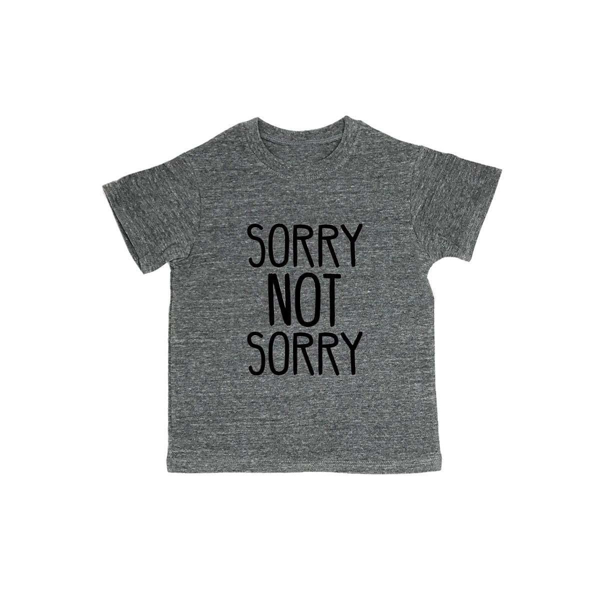 Sorry Not Sorry Baby Organic Tee Shirt