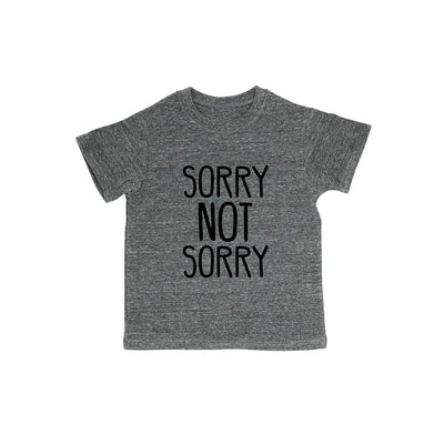 Sorry Not Sorry Baby Organic Tee Shirt