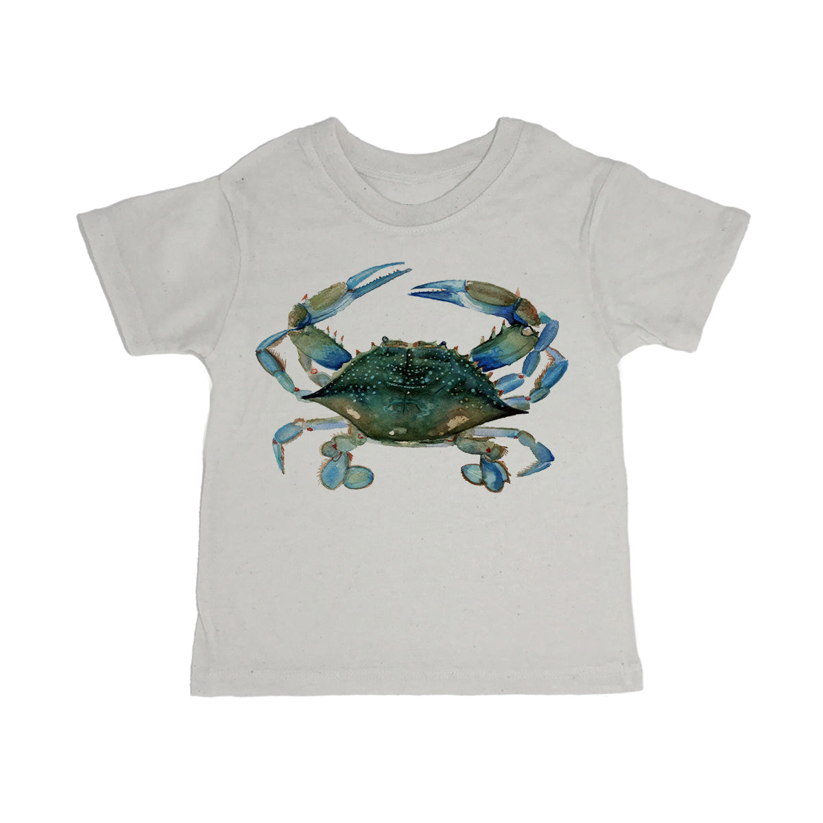 Blue Claw Crab Toddler Organic Tee Shirt