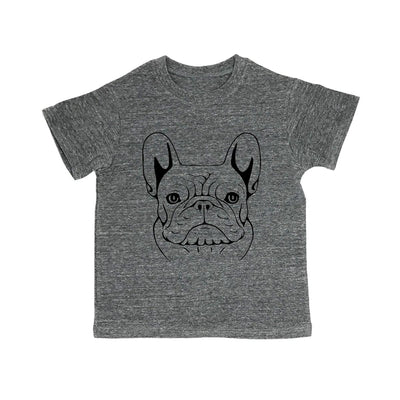 French Bulldog Sketch Toddler Organic Tee Shirt