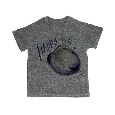 Happy As A Clam Toddler Organic Tee Shirt