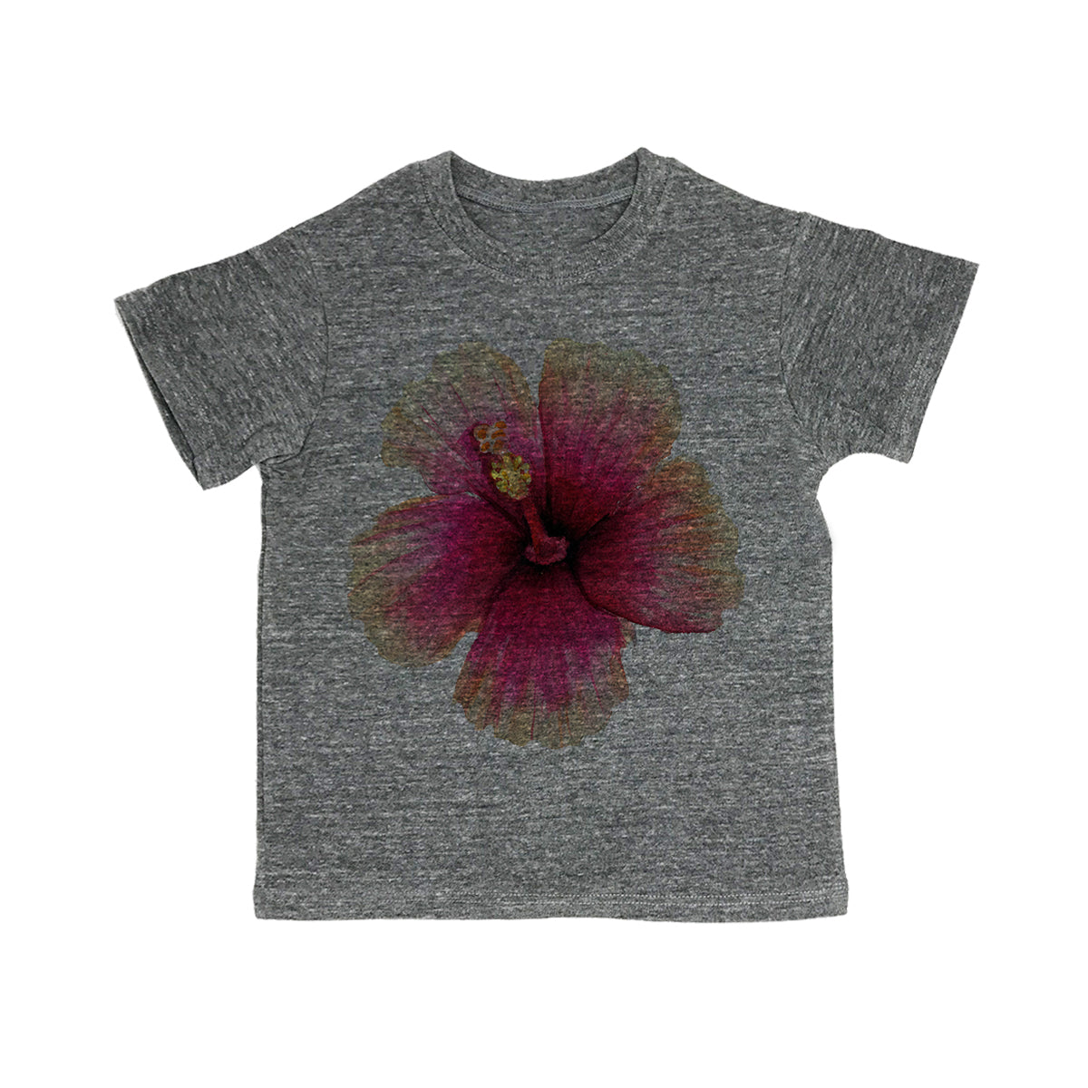 Hibiscus Toddler Organic Tee Shirt