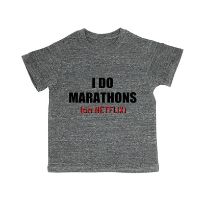I Do Marathons (On Netflix) Toddler Organic Tee Shirt