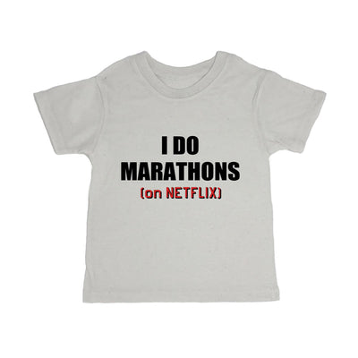 I Do Marathons (On Netflix) Toddler Organic Tee Shirt