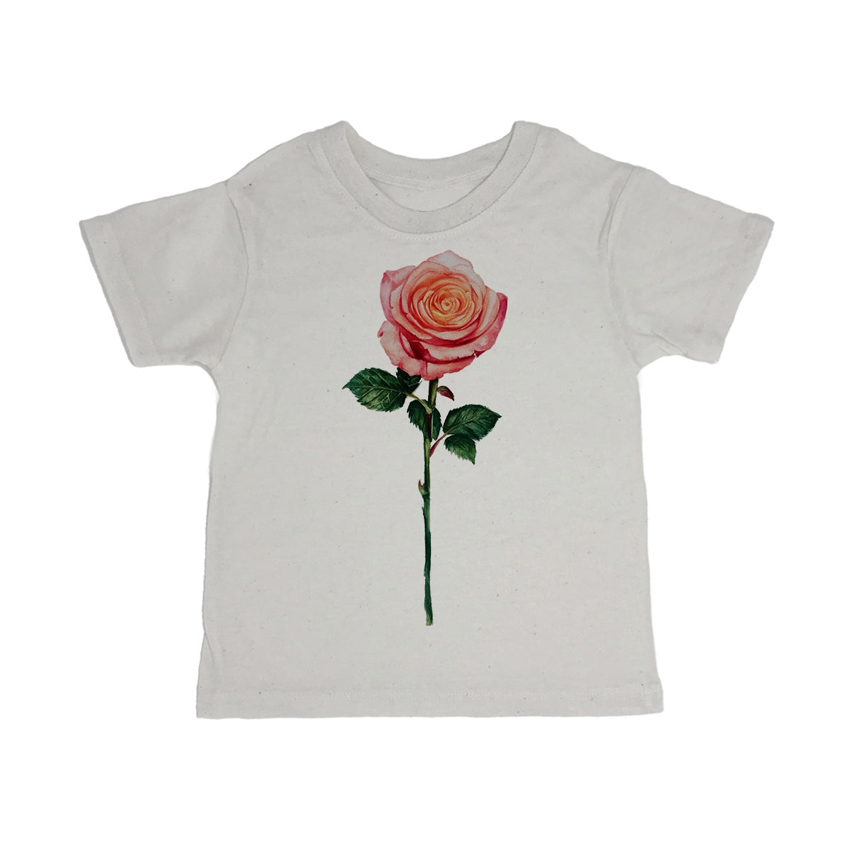 Long-Stemmed Rose Toddler Organic Tee Shirt