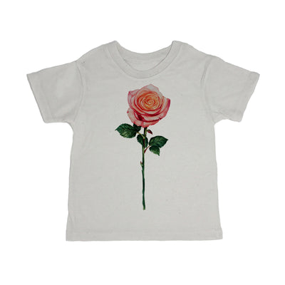 Long-Stemmed Rose Toddler Organic Tee Shirt