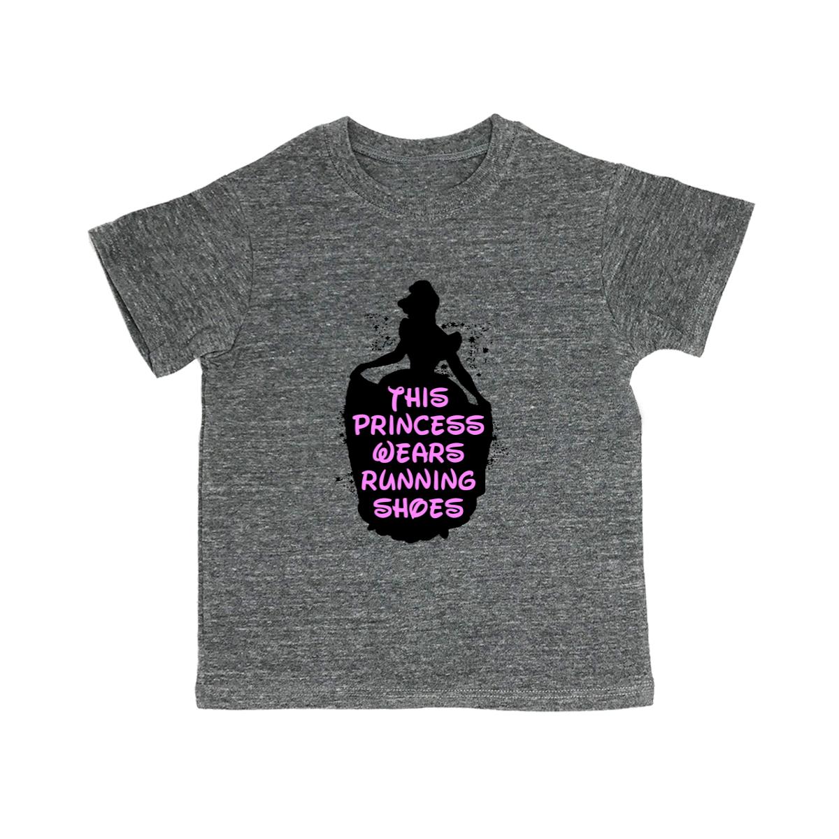 This Princess Wears Running Shoes Toddler Organic Tee Shirt