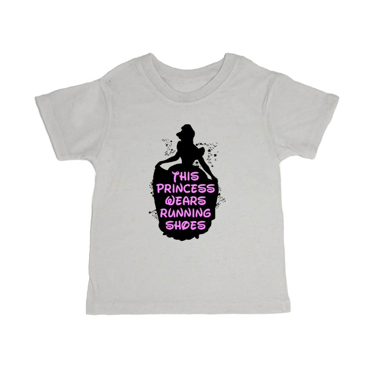 This Princess Wears Running Shoes Toddler Organic Tee Shirt