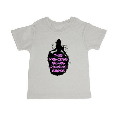 This Princess Wears Running Shoes Toddler Organic Tee Shirt