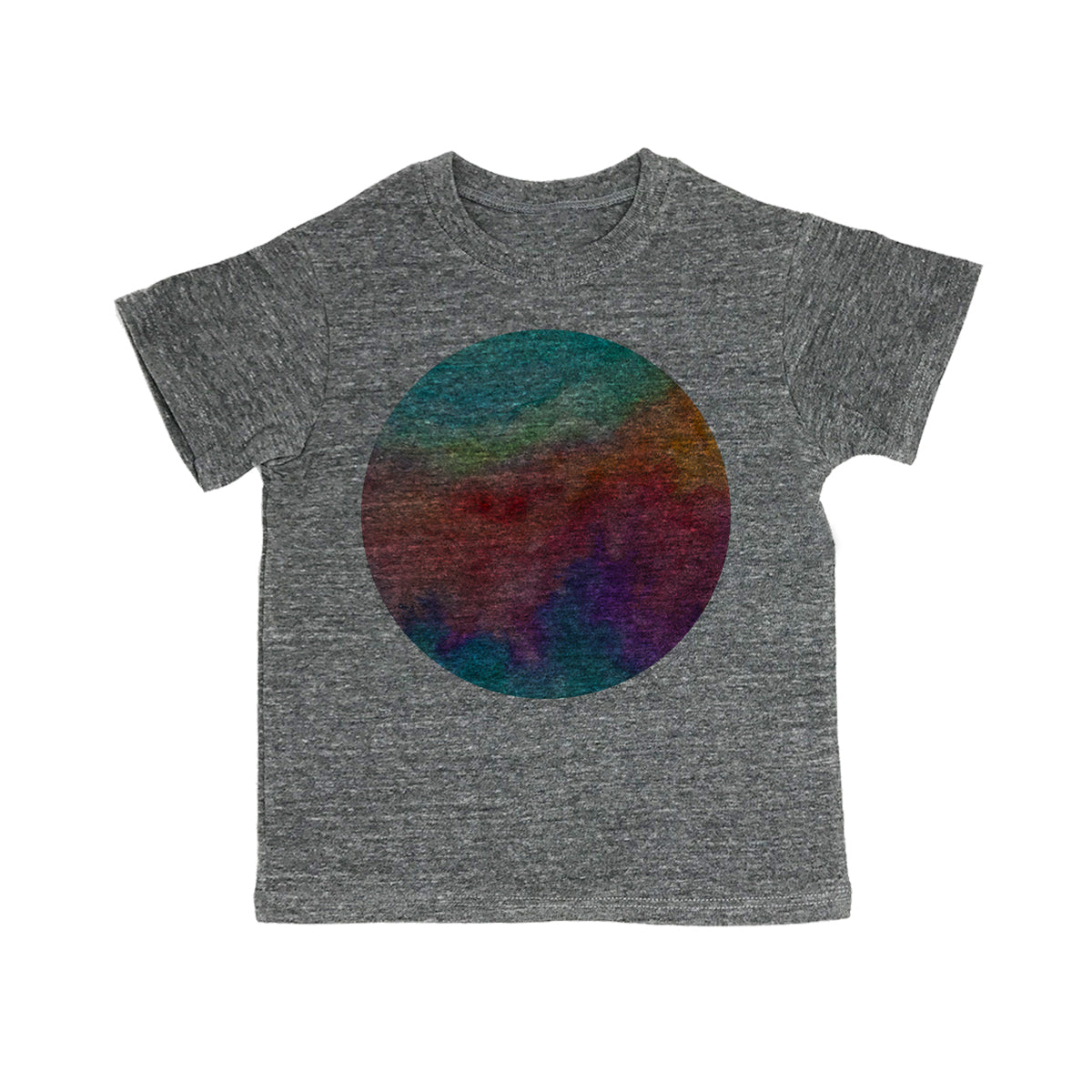 Watercolor Circle Toddler Organic Tee Shirt