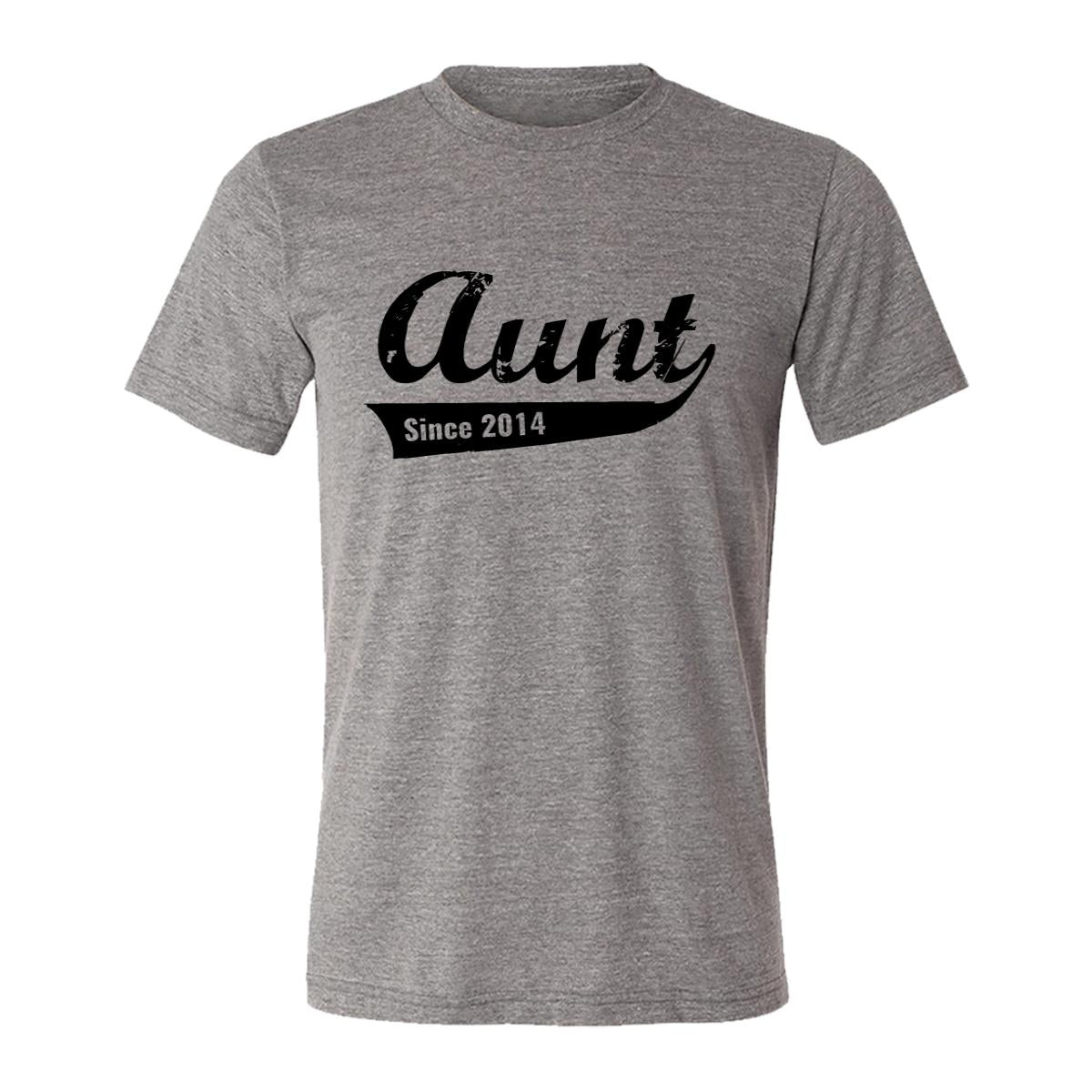 Aunt Since 2014 Adult Tee Shirt