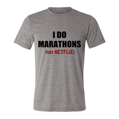 I Do Marathons (On Netflix) Adult Tee Shirt