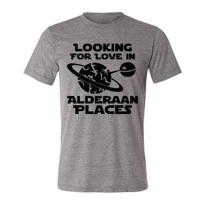 Looking For Love In Alderaan Places Adult Tee Shirt