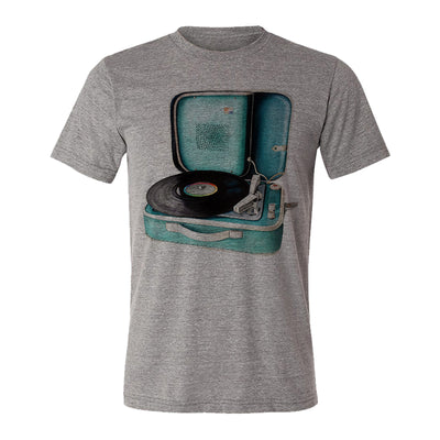 Record Player Adult Tee Shirt