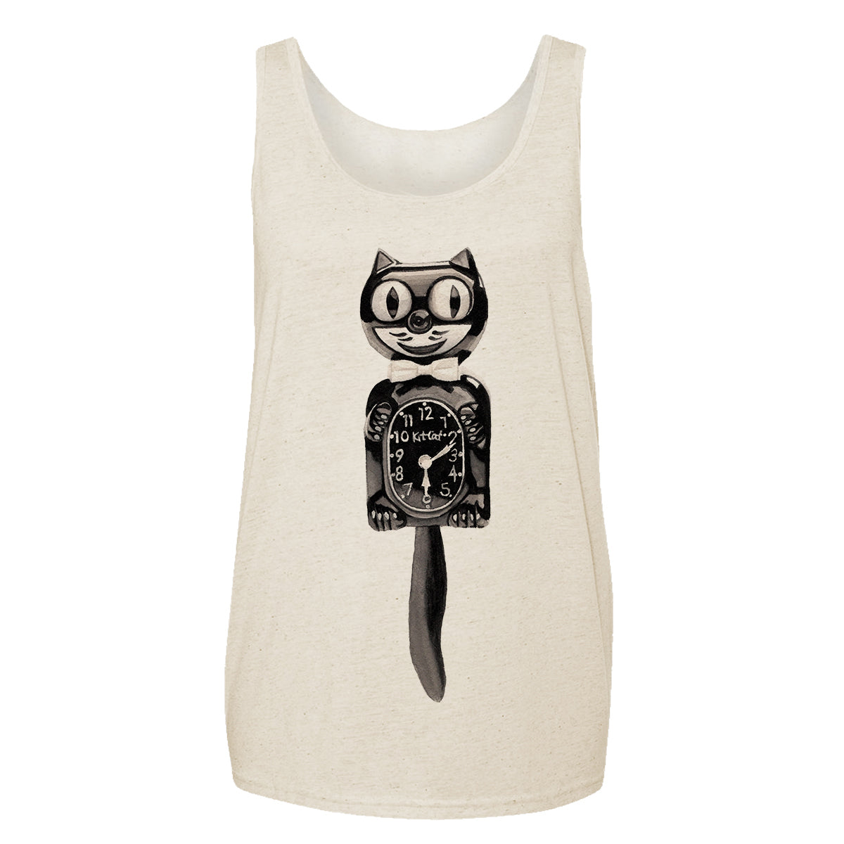 Cat Clock Adult Tank
