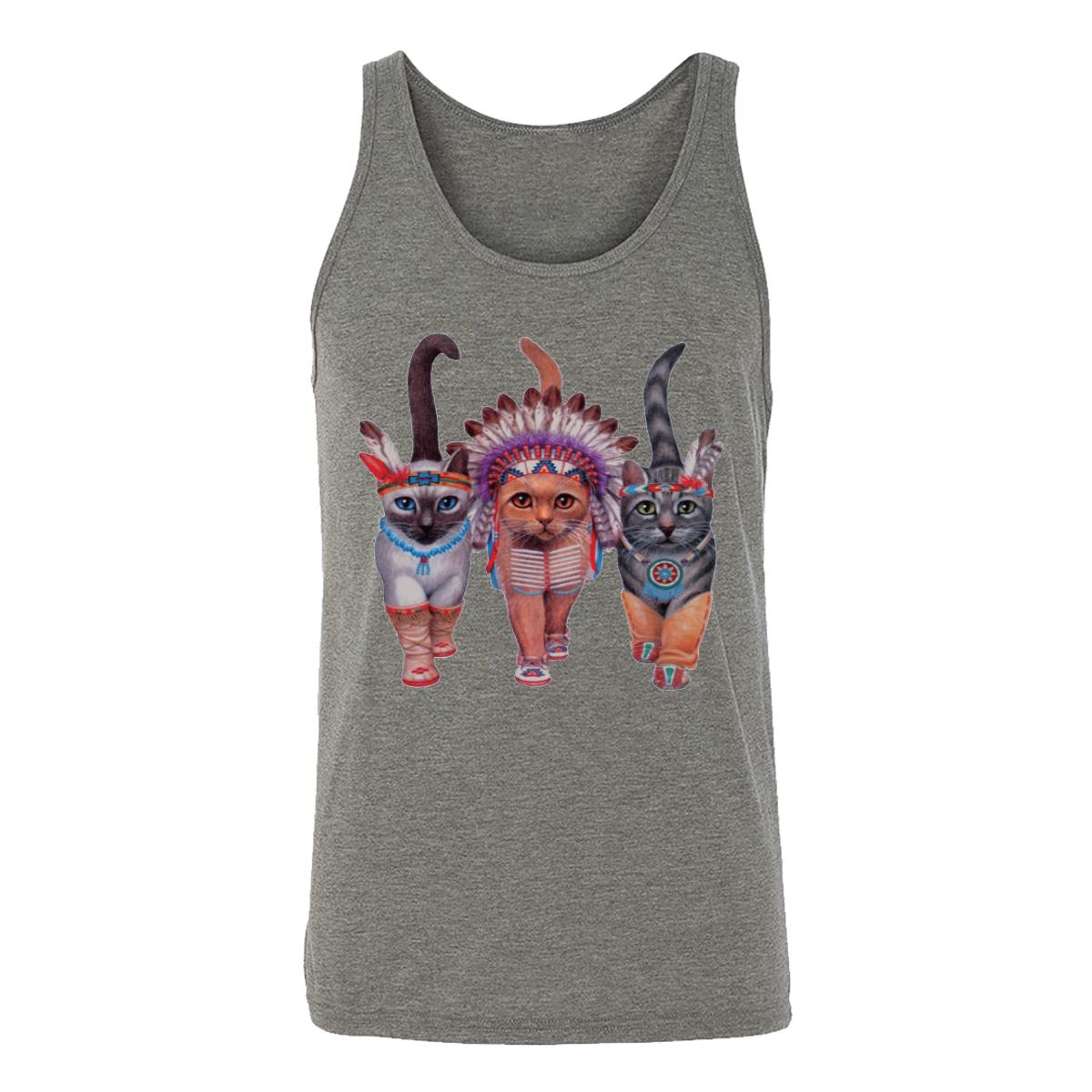 Festive Costume Indian Cats Adult Tank