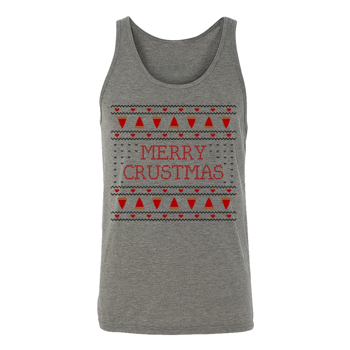 Merry Crustmas Ugly Christmas Sweater Adult Tank