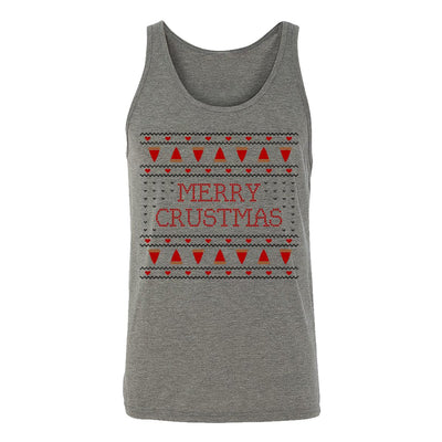 Merry Crustmas Ugly Christmas Sweater Adult Tank