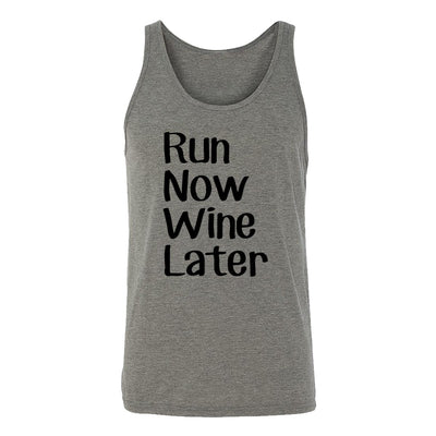 Run Now Wine Later Adult Tank