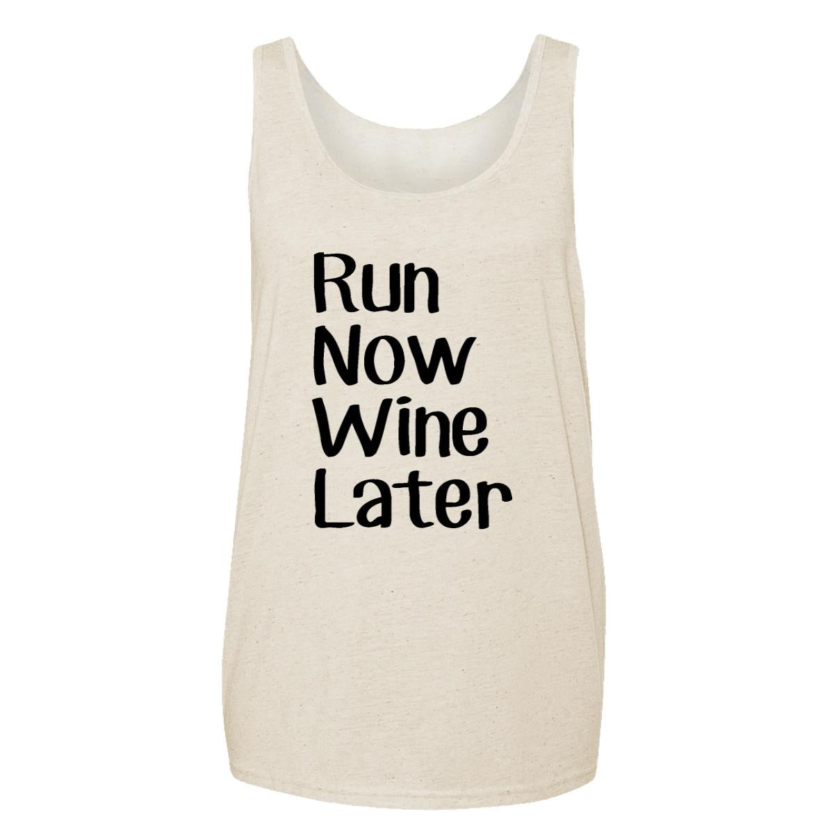Run Now Wine Later Adult Tank