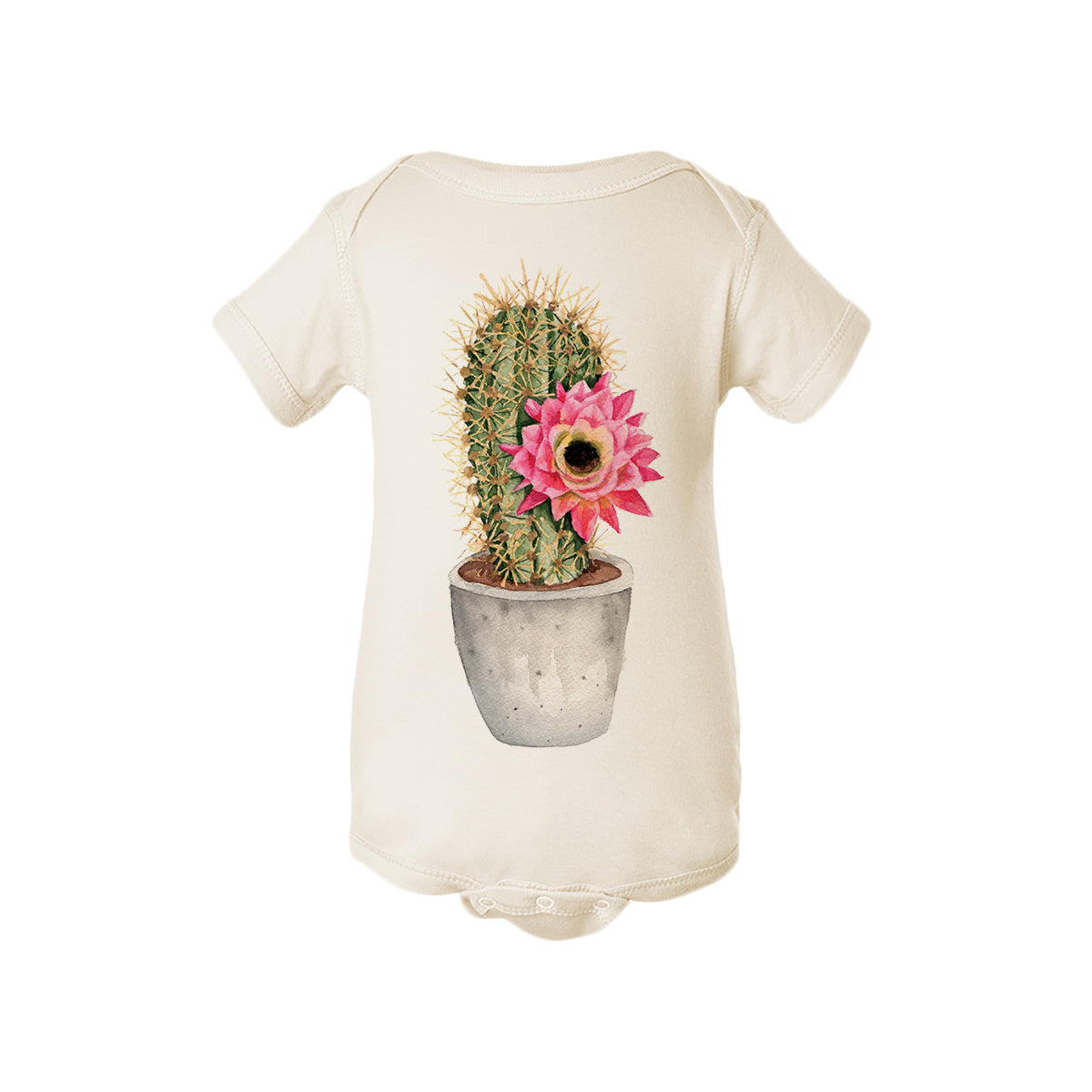 Cactus Flower Baby Onesie