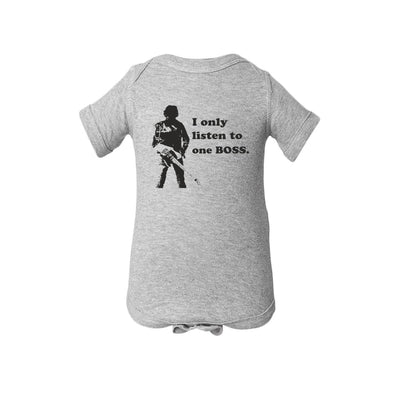 I Only Listen To One Boss Baby Onesie