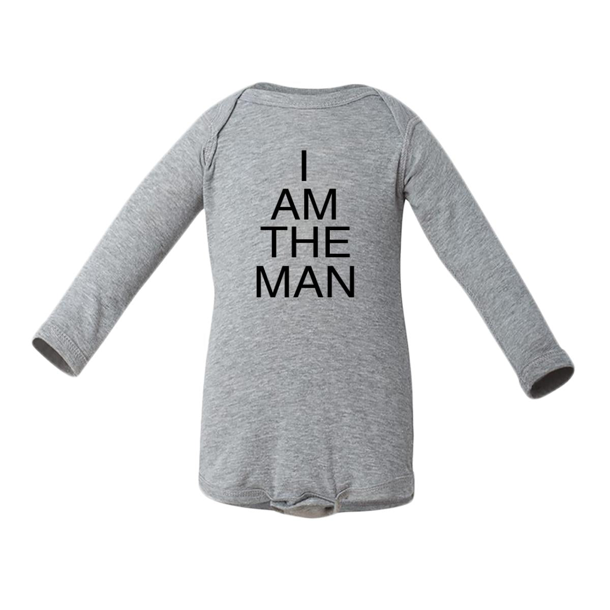 I Am The Man Baby Long-Sleeve Onesie