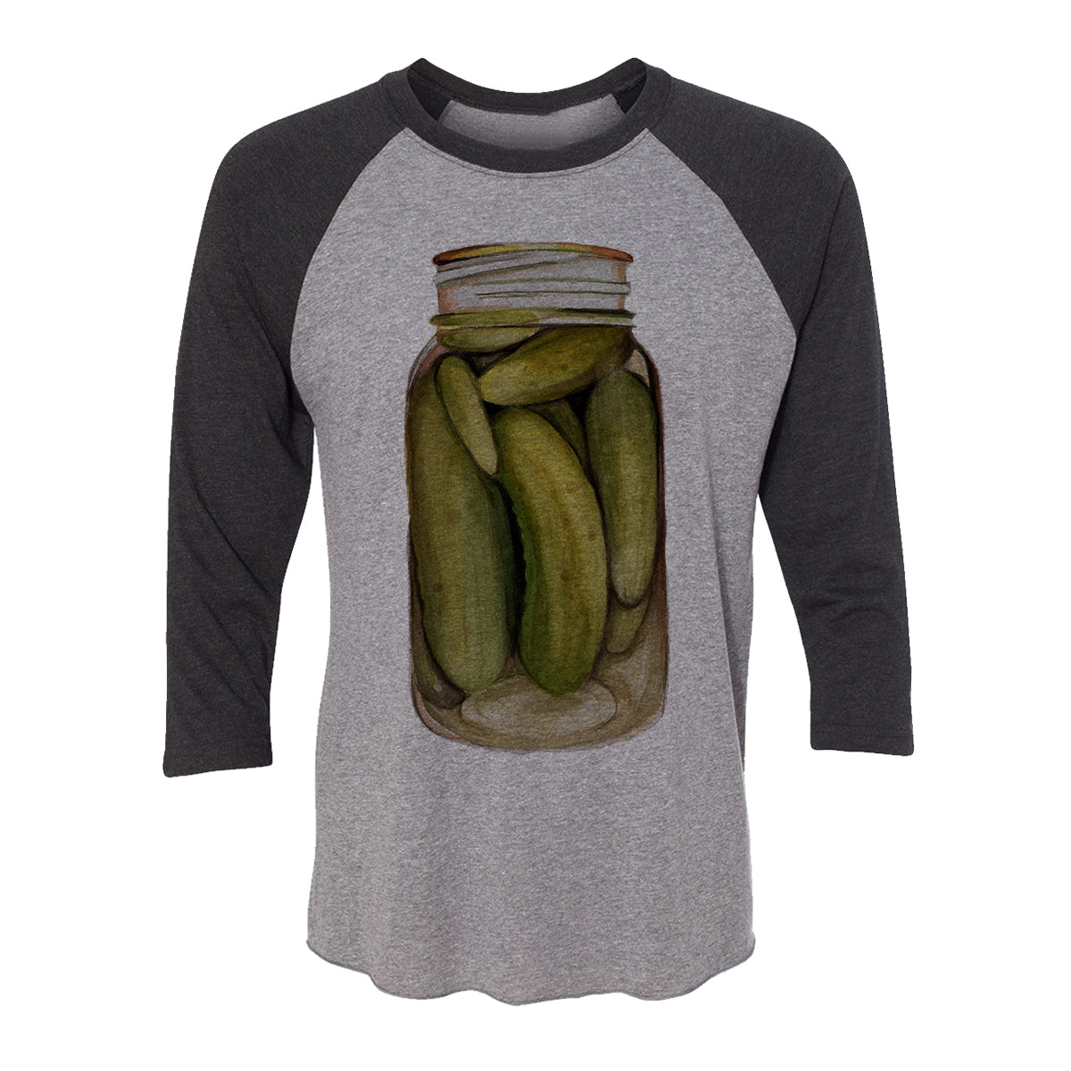 Pickle Jar Adult Baseball Shirt