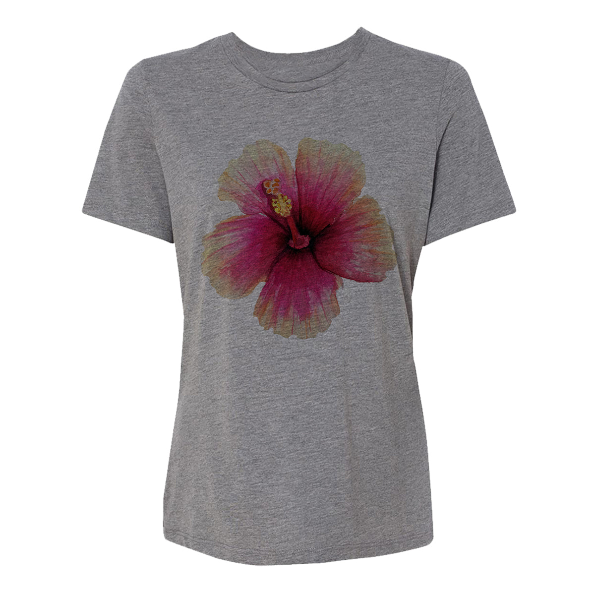 Hibiscus Womens Tee Shirt